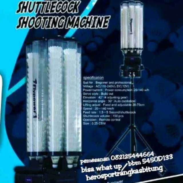 shuttle shooting machine