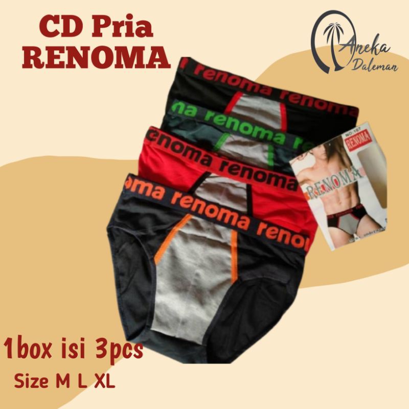 3 Pcs Renoma  Men s Underwears Box Panties Men s 