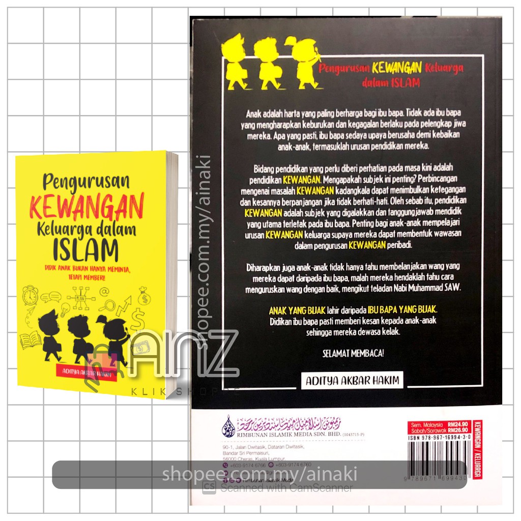 Buku Tip Pengurusan Kewangan Keluarga Dalam Islam Tip Kewangan Tips Urus Duit Buku Kewangan Shopee Malaysia