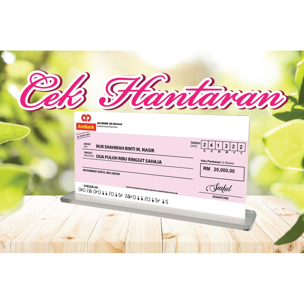 Buy Cek Hantaran Cek Hantaran Tapak Cheque Hantaran Replika Cheque Replika Cek Seetracker Malaysia