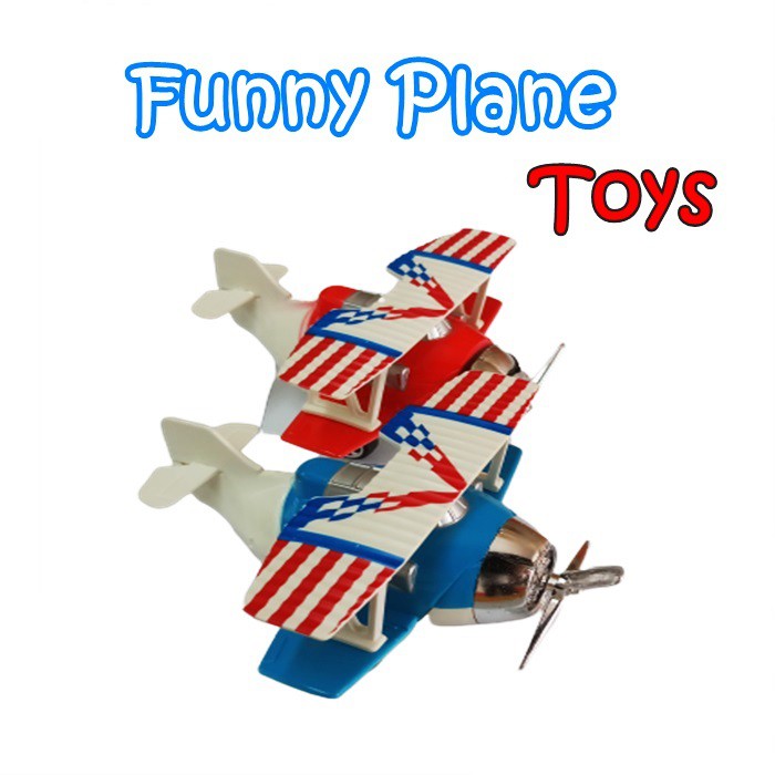 Funny Children's Toys Pull Back Aircraft Small Inertia Plane -2pcs