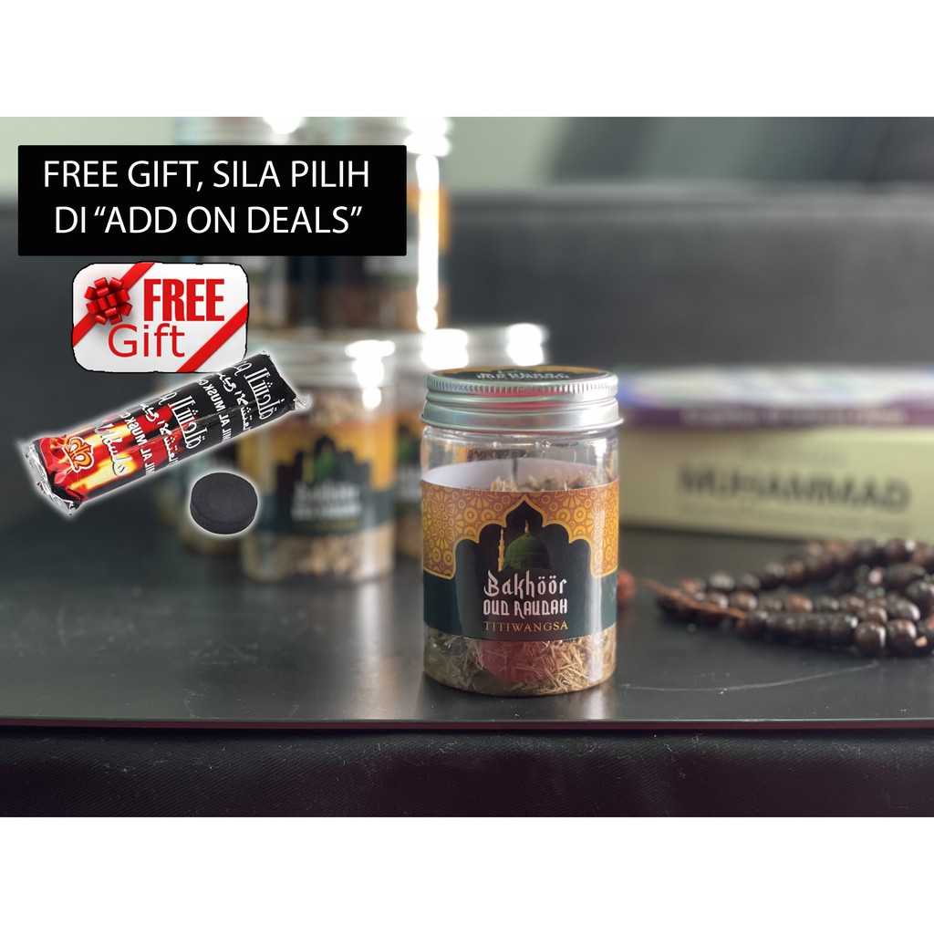 Bakhoor Bukhoor Oudh Raudah Titiwangsa 50 gram