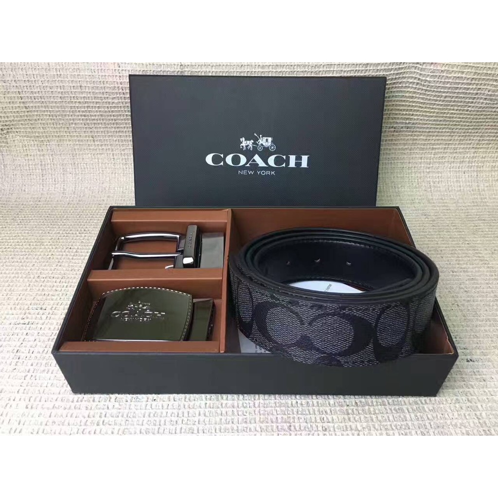 Coach Men’s Leather Belt Shopee Malaysia