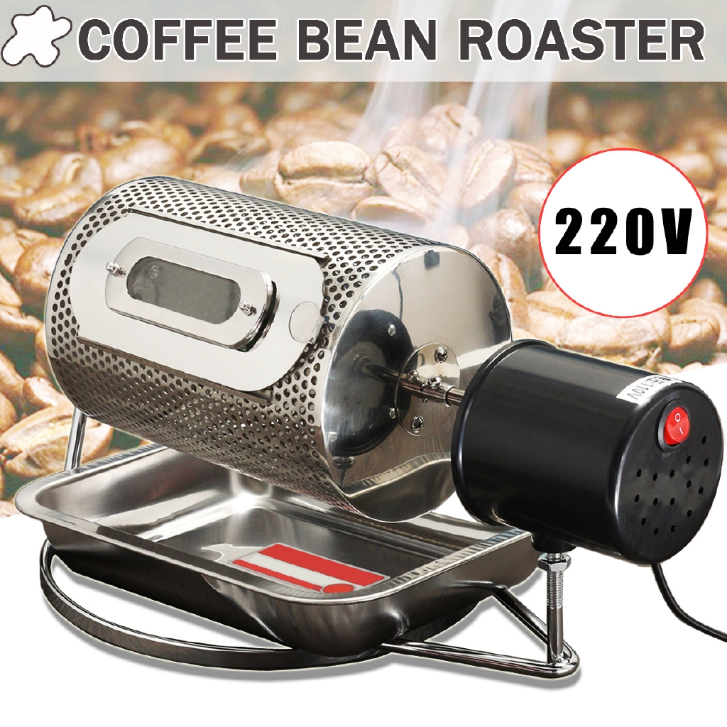 Au 220v Electric Coffee Bean Roaster Home Kitchen Machine Baking Roasting Tray Shopee Malaysia