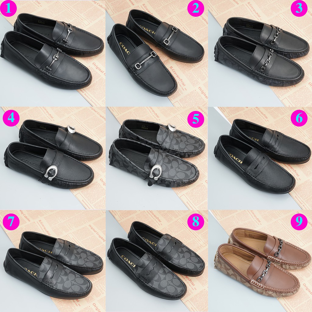 coach men's loafers
