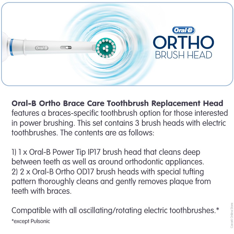 oral b braces head