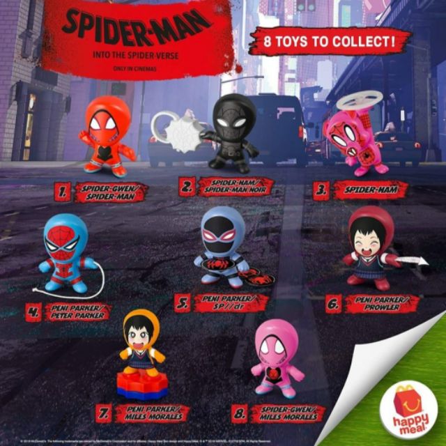 mcdonalds happy meal spiderman
