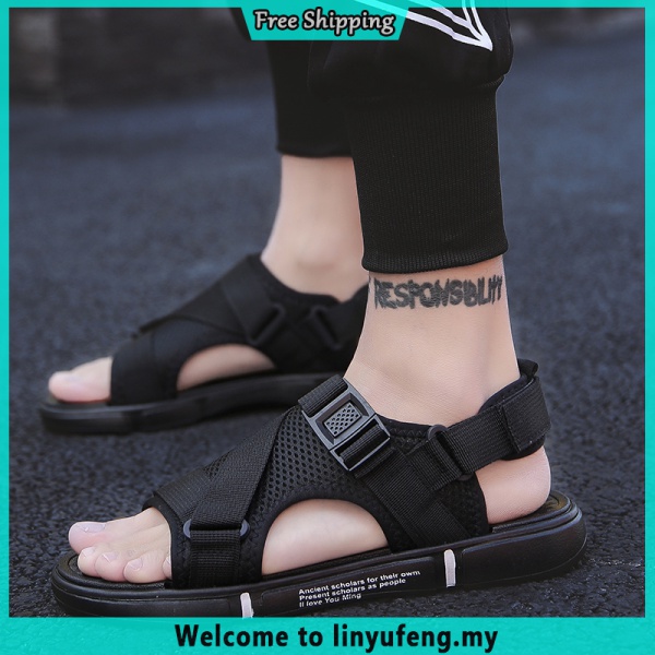 🌈Free Shipping Ready Stock Korean Style Men Sandals Casual Beach Shoes