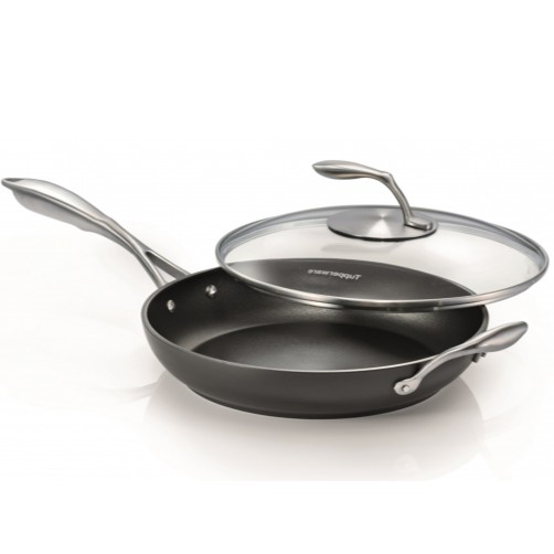 Tupperware Black Series Fry Pan with Glass Lid 28cm