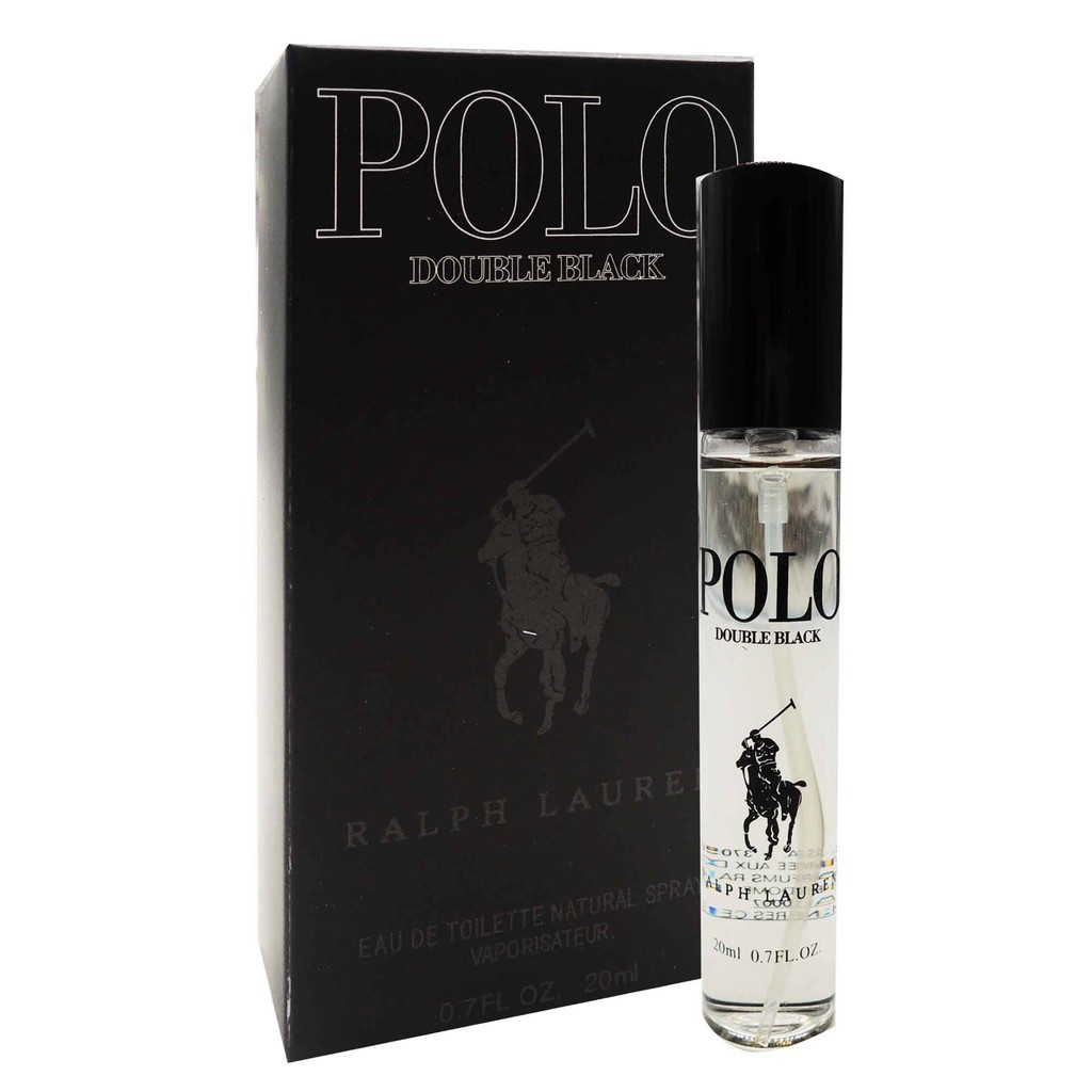 polo double black perfume