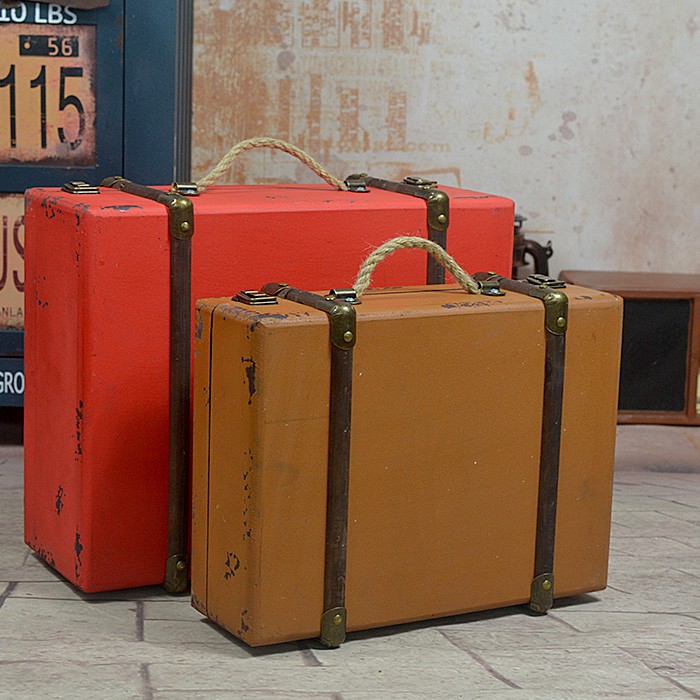 old time luggage