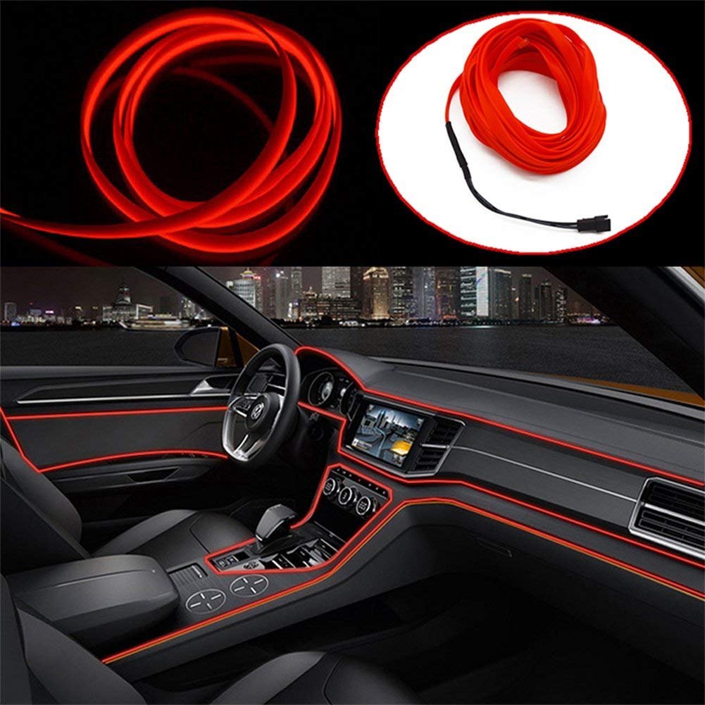 5 Meters Car Interior Lighting Auto Led Strip El Wire Rope