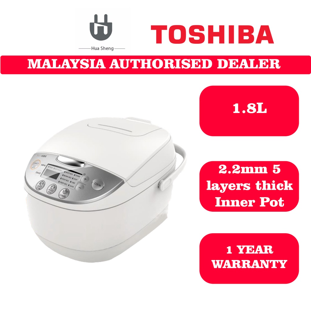 Toshiba Honatsukama Series Rice Cooker With Computer (1.0L/1.8L) RC