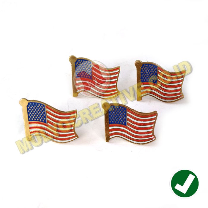 American Flag Usa Flag Badge Corsage Brooch Pin Pin Bros Bendera Negara Amerika Serikat Flag Pin Amerika Murah Shopee Malaysia