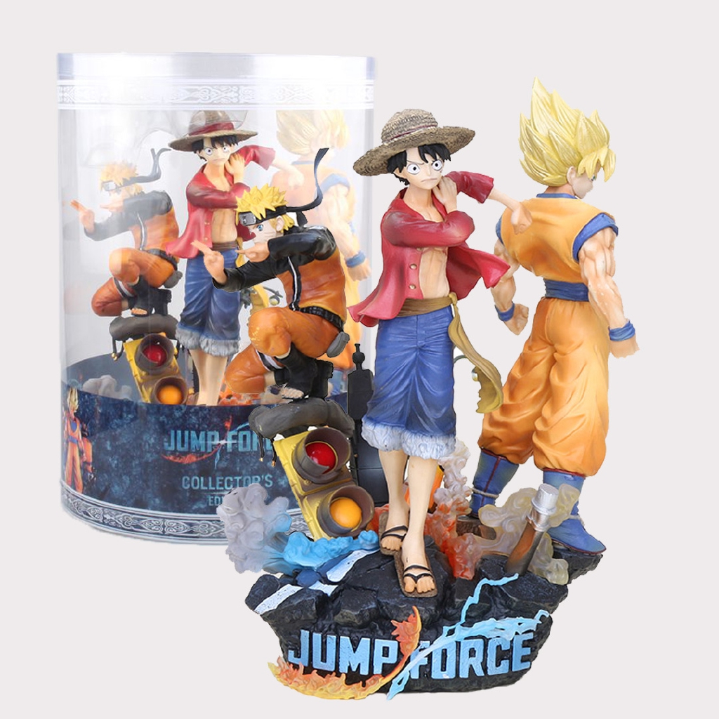 25cm Jump Force Dragon Ball Z One Piece Naruto Pvc Action Figure Luffy Son Goku Figurine Toy Uzumaki Naruto Model Toy Shopee Malaysia