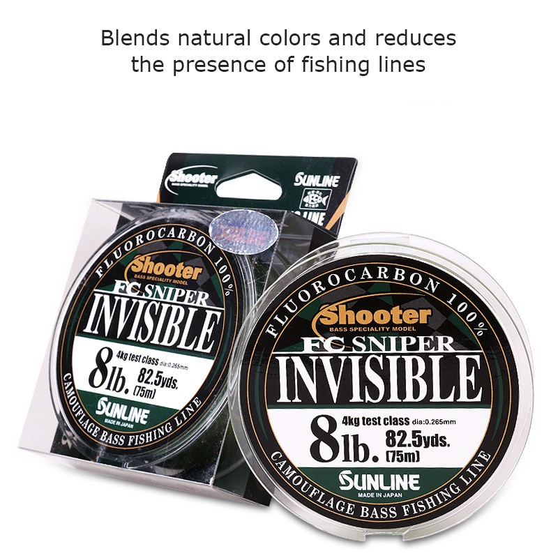 6.4kg 1200Yards FC Fishing Fluorocarbon Line Sniper Sunline Super