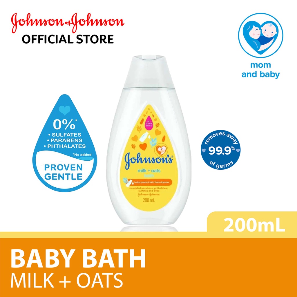 Johnson's Baby Milk + Oats Bath (200ml) Shopee Malaysia