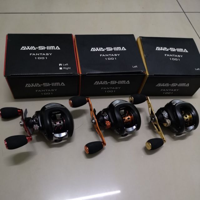 Awashima Fantasy 1001 Fishing Reel Shopee Malaysia