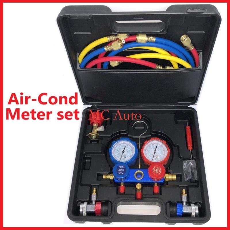 👍🏻High Quality👍🏻 Aircond Meter Set R410a R32 R22 R134A Air Cond Meter