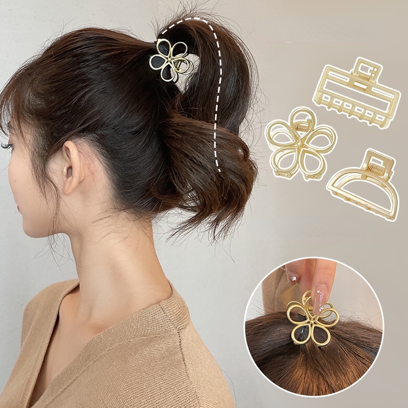 Korean Style Fashion Small Hair Clip 2022 New Metal Hair Claw Hair  Accessories | Shopee Malaysia