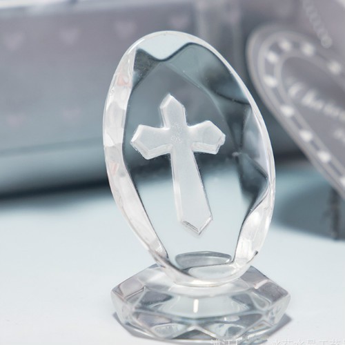 Crystal Cross Decoration Christian Wedding Gifts Baby Full Moon Gifts Shopee Malaysia