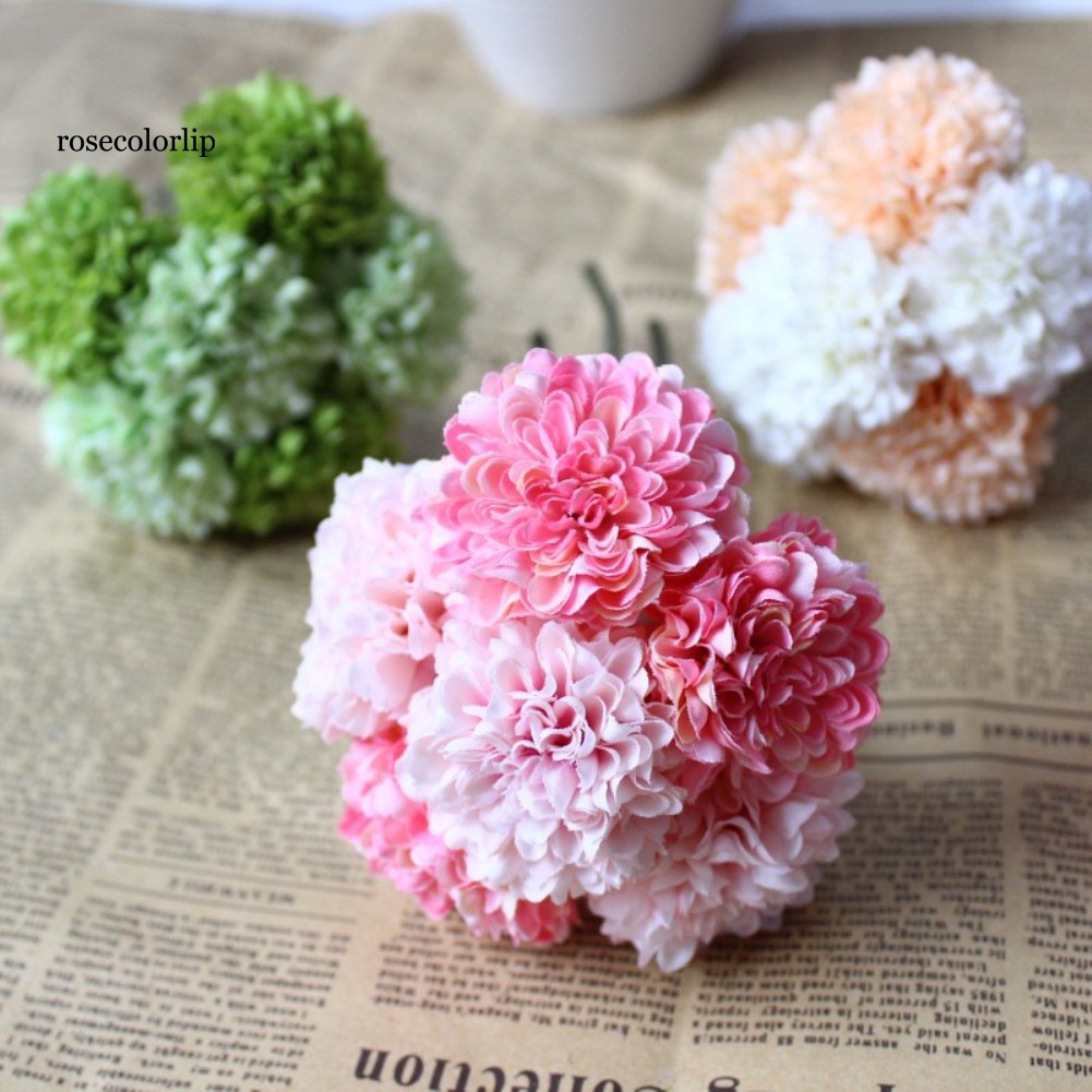 Manc 1 Bouquet Artificial Flower Home Garden Stage Bridal Wedding