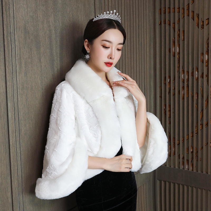 Wedding Dress Fur Shawl Bridal Wedding Shawl Bridesmaid Cheongsam
