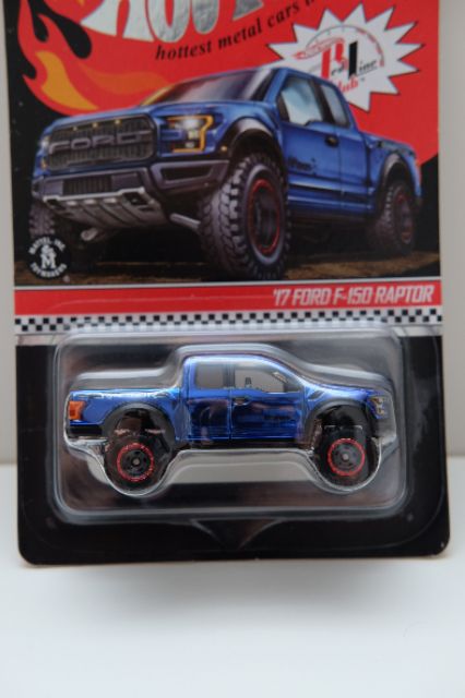 Hot Wheels Ford F150 Raptor Chrome Blue RLC Red Line Club | Shopee Malaysia