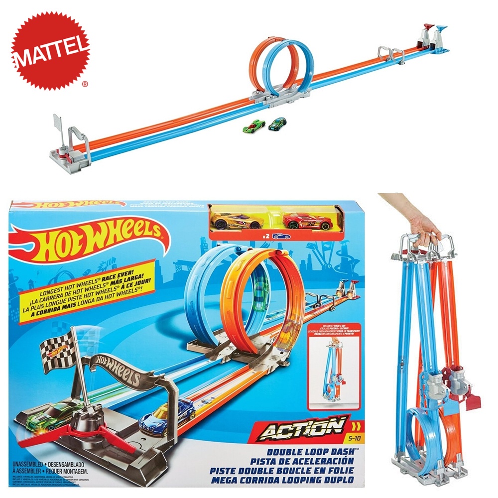 hot wheels double loop dash tesco