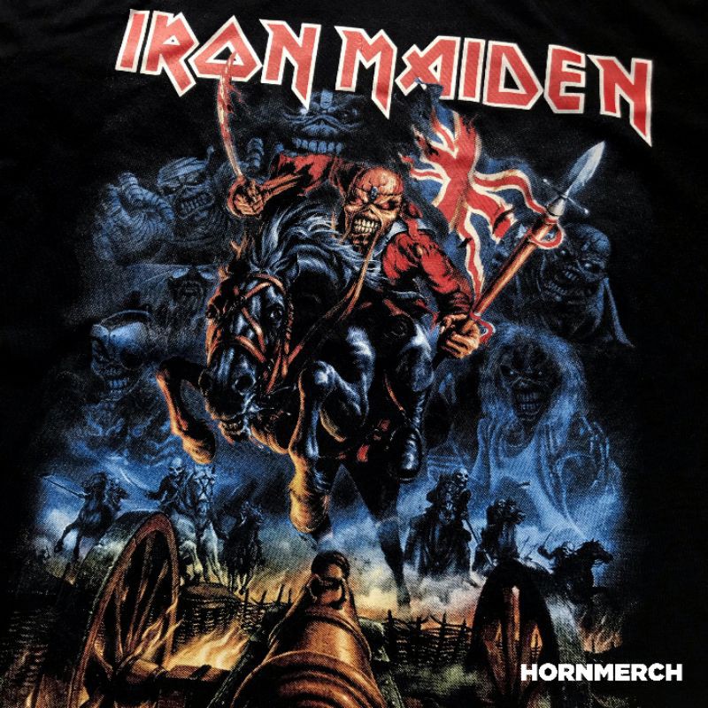 Music Band T-Shirt | Iron Maiden - England | Shopee Malaysia