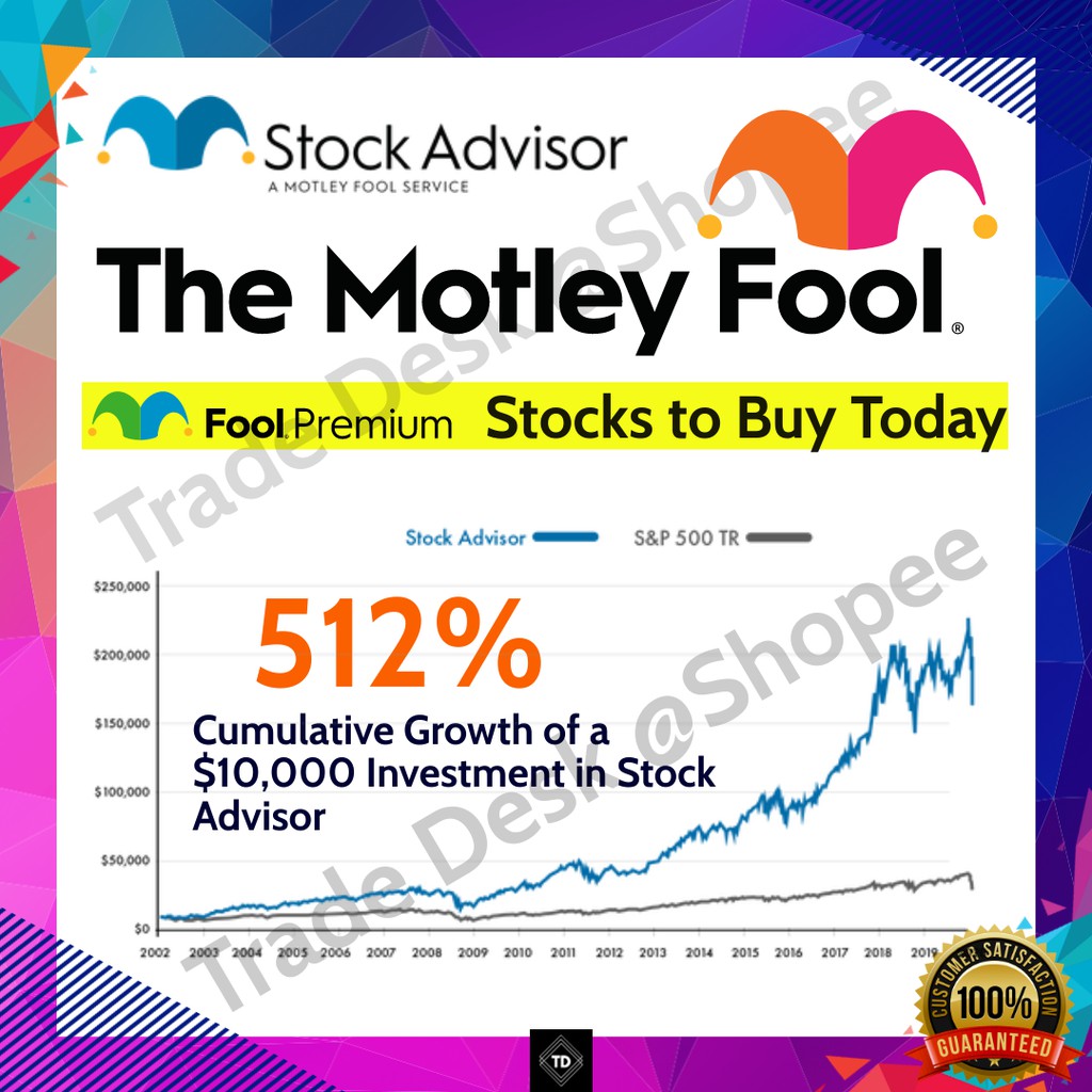 MOTLEY FOOL'S Latest STOCK PICKS (Stock Advisor) for Stock and Share Market Investing Shopee