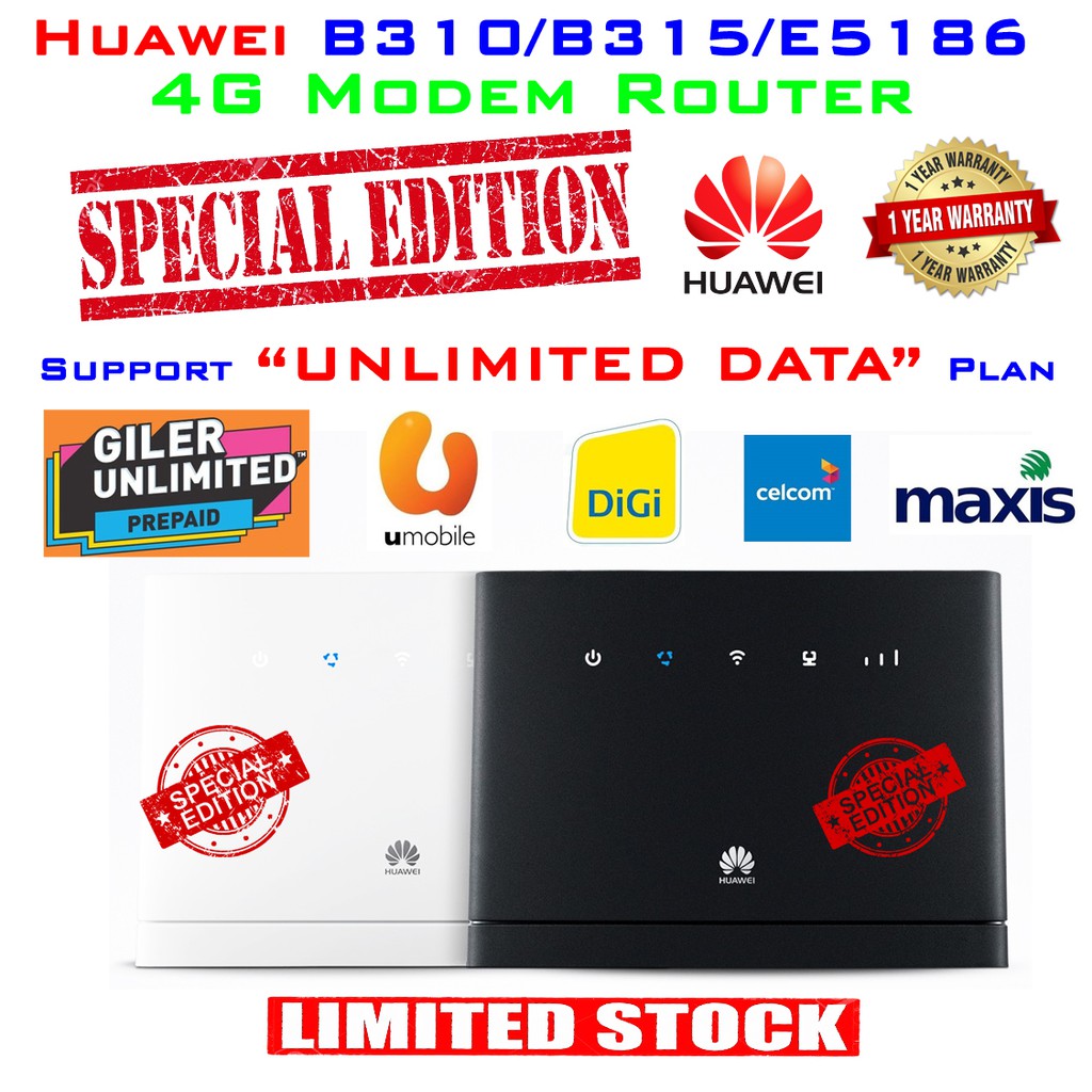 Special 4g Router For U Mobile Giler Gx30 Gx50 Yes Konfem 4g Digi Infinite Shopee Malaysia