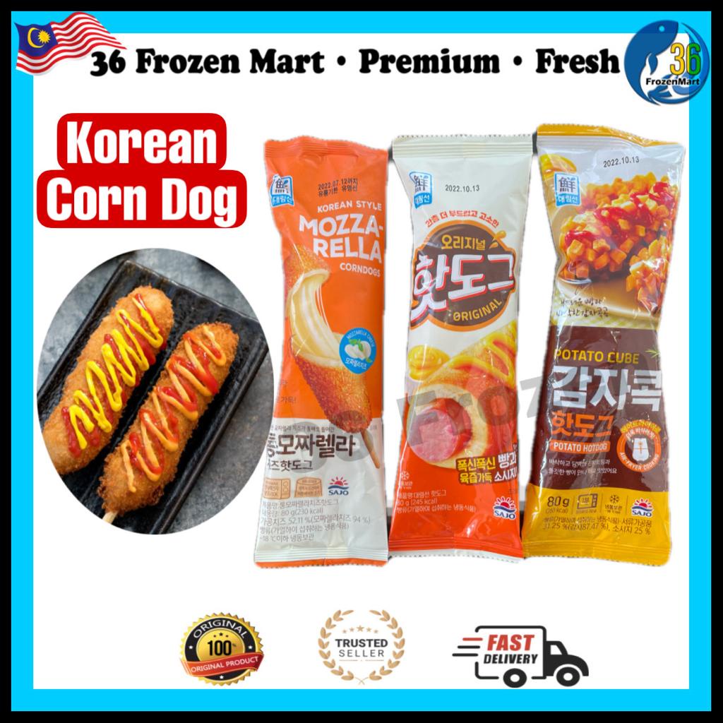 Sajo Korean Corn Dog Sausage Cheese Hotdog Stick Mozzarela Cheese Stick