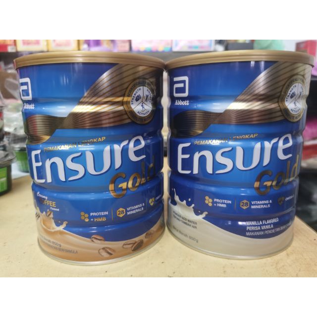Ensure Gold Vanila Flavored/Coffee Flavored 850g Shopee Malaysia