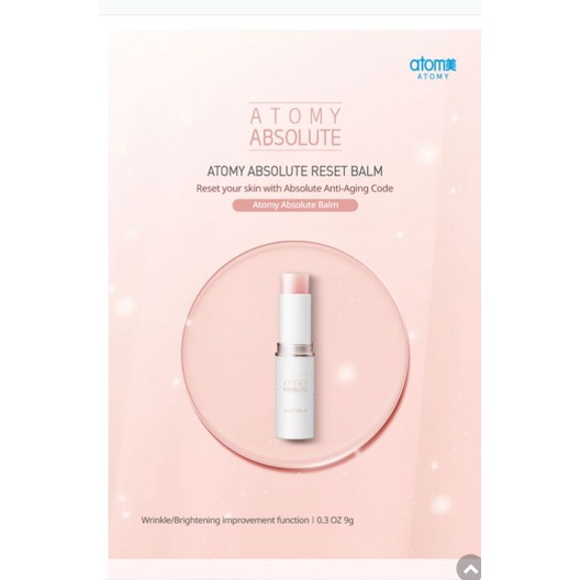 ATOMY ABSOLUTE RESET BALM stick of almight code of cellactive amplouse ...