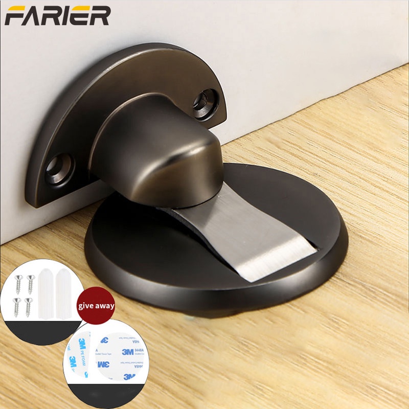 Magnetic Door Stops 304 Stainless Steel Door Stopper Hidden Door ...