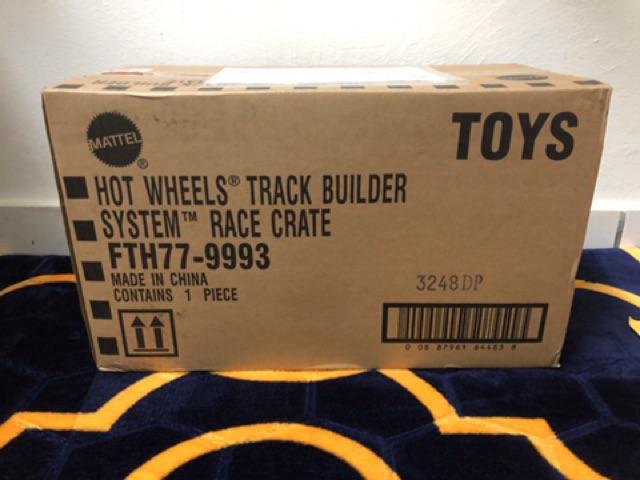 hot wheels fth77 track builder race crate