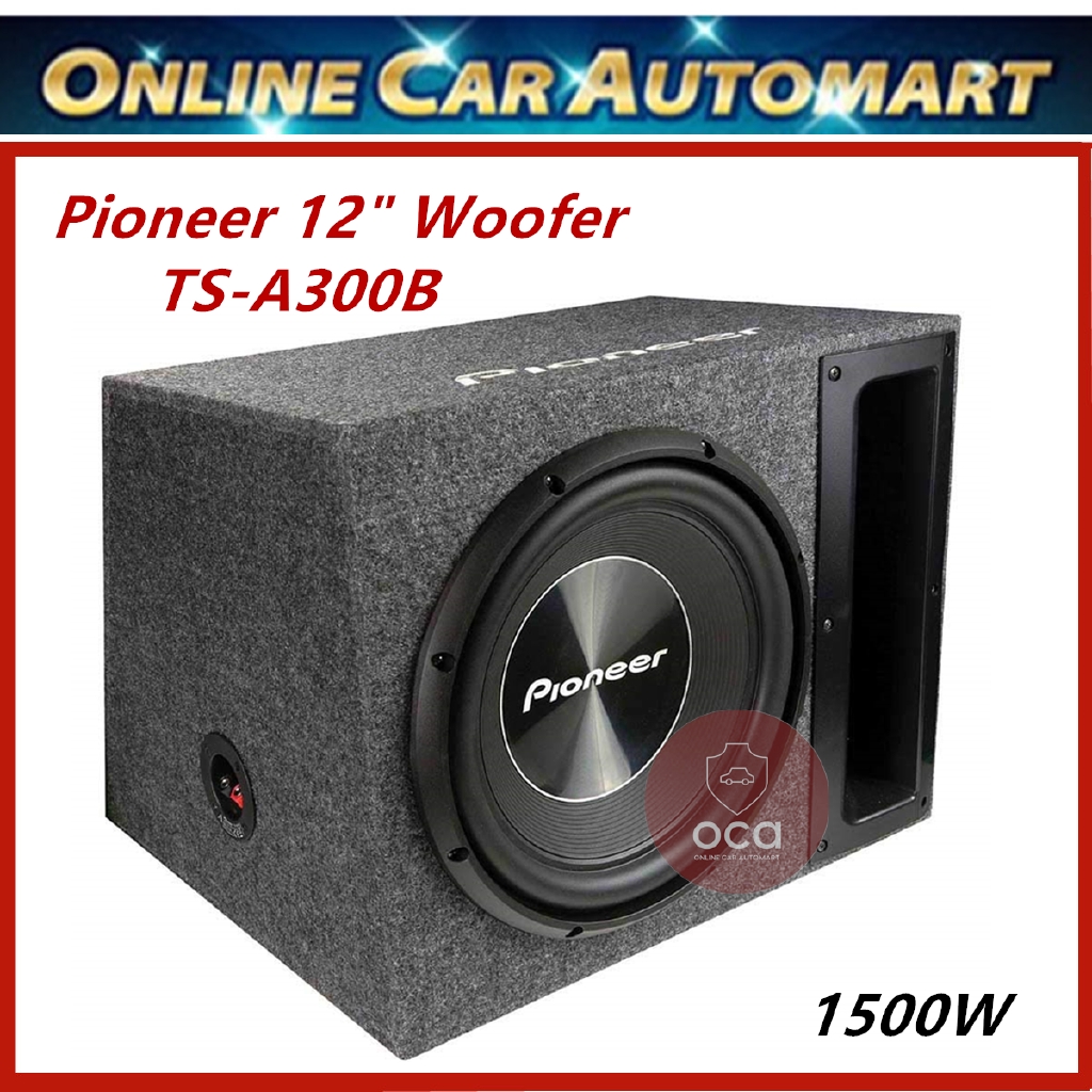 Pioneer TSA300B 1500 Watts 12" Ported Subwoofer Enclosure Box