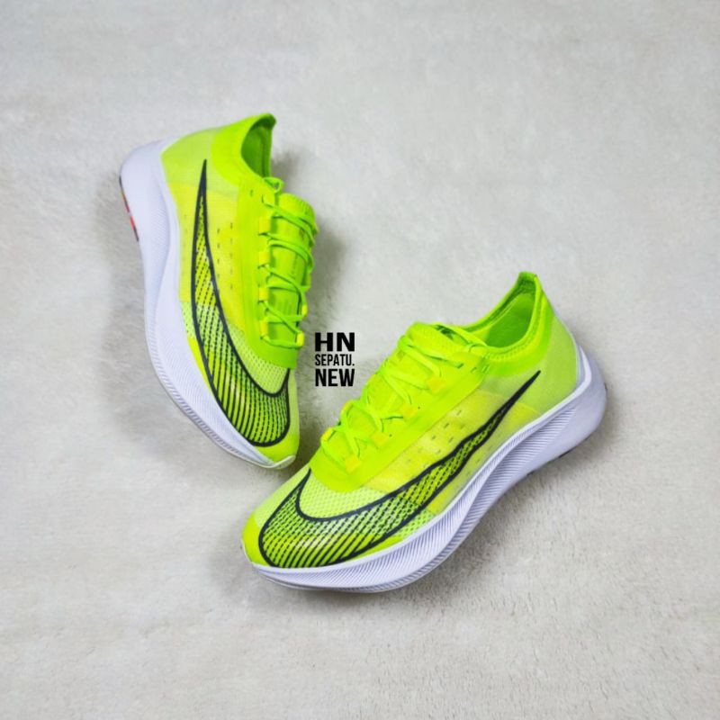 neon running shoes