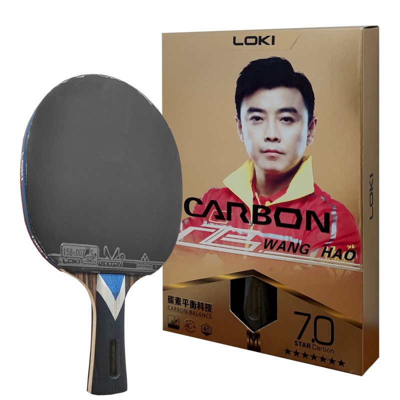 LOKI 7 Star Table Tennis Racket, Carbon Tube Tech Offensive Ping Pong ...