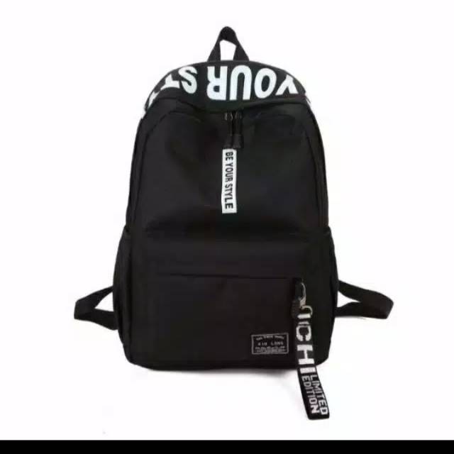 Be Your Style Backpack Korean Backpack Swag School Backpack Shopee