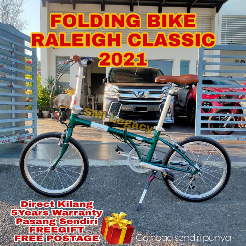 raleigh folding bike classic