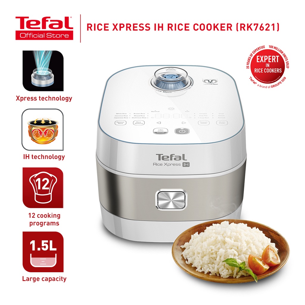 Tefal Rice Xpress IH Rice Cooker/ Periuk Nasi Elektrik (RK7621