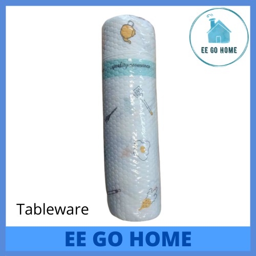 Roll Cleaning Cloths Lazy Rags Dry Wet Washable Disposable Dish Paper Towel Cloth for Kitchen Tisu Boleh Basuh可水洗懒人抹布