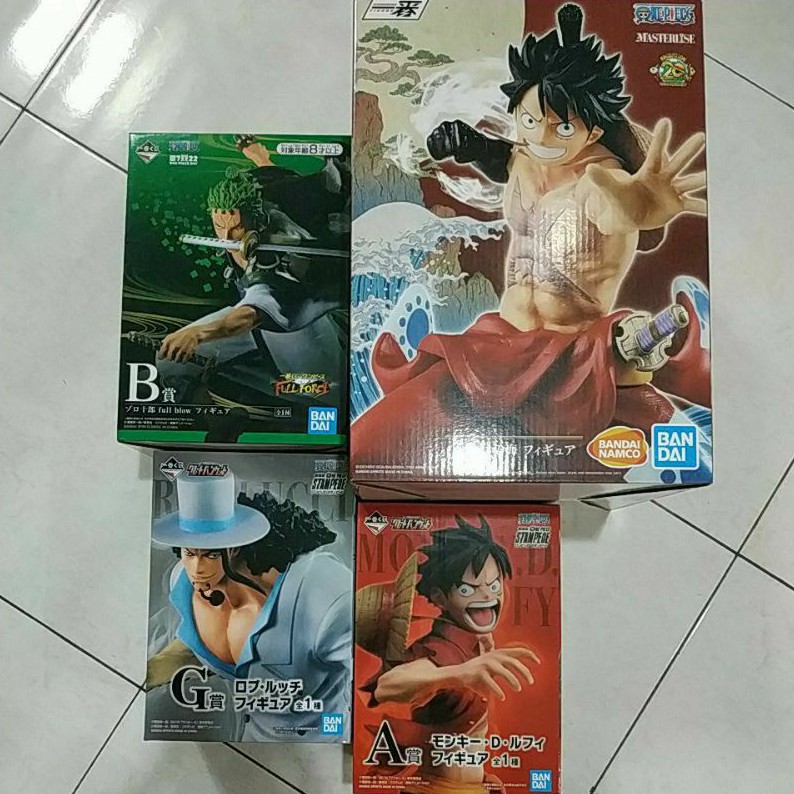 Ichibankuji Ichibansho One Piece Masterlise Prize A Wano Luffy Full Blow Zoro G Lucci Stampede Ichiban Kuji Sho Wanokuni Shopee Malaysia