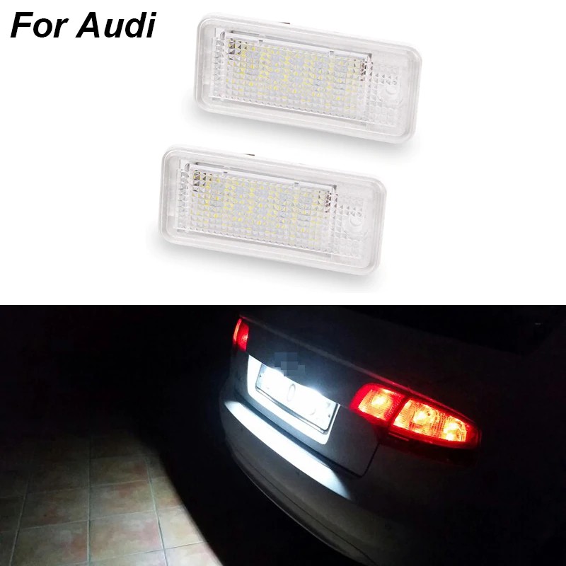 audi a4 b7 led number plate lights