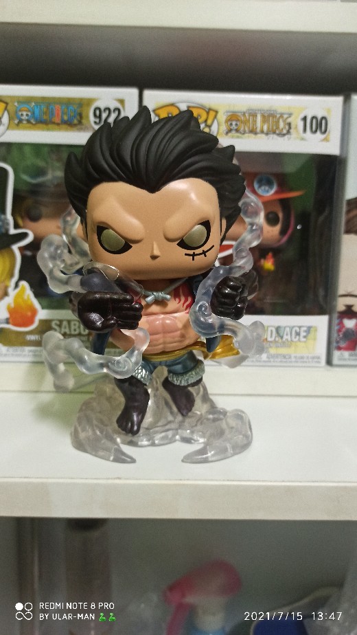 Ready Stock Funko Pop Animation One Piece Luffy Gear 4 Metallic Special Edition Shopee Malaysia