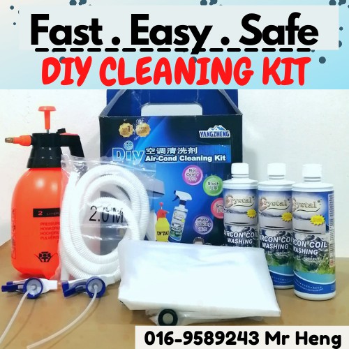 DIY Aircon Cleaner & Cleaning Kit Air conditioner Cleaning Set Aircond