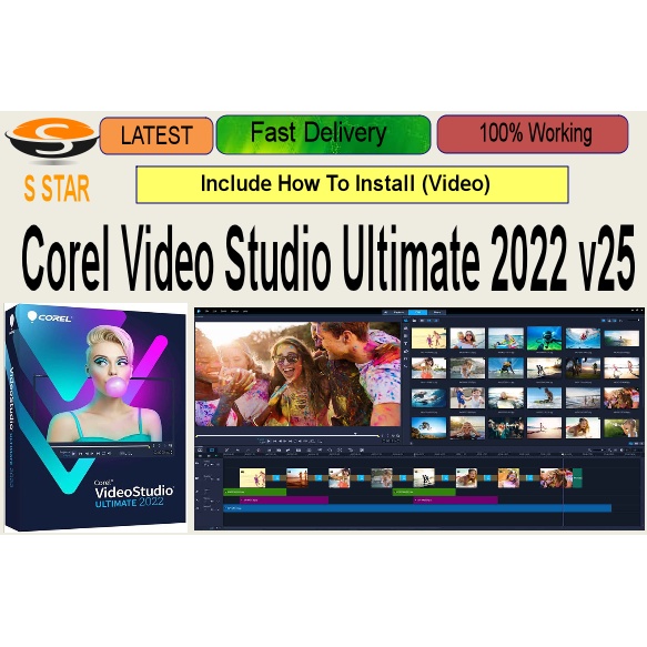 Corel Video Studio Ultimate 2022 v25 [LIFETIME & FULL WORKING] Full