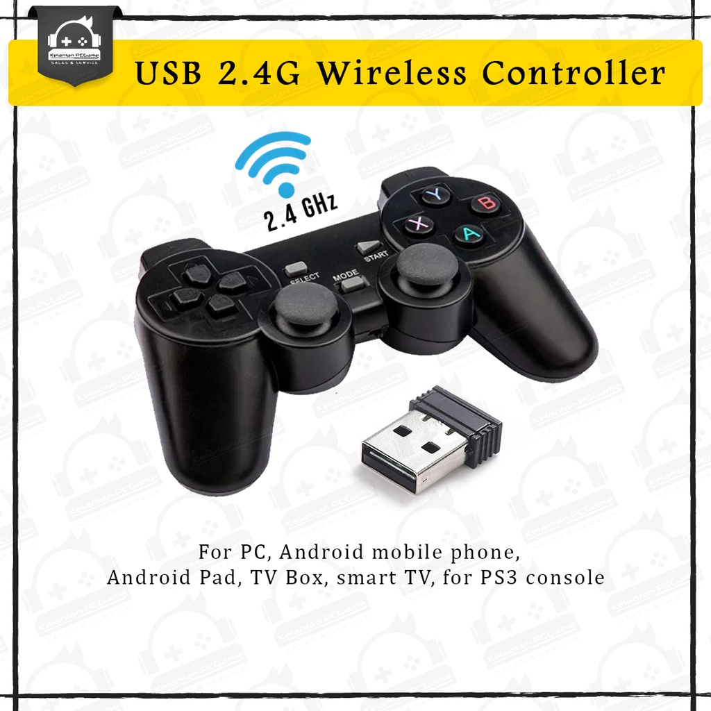 lekken Verdraaiing Verwachting USB 2.4G Wireless Gamepad Gaming Controller Android Phone Tablet PC Smart  TV Box Happy Chick Emulator [readystock] | Shopee Malaysia